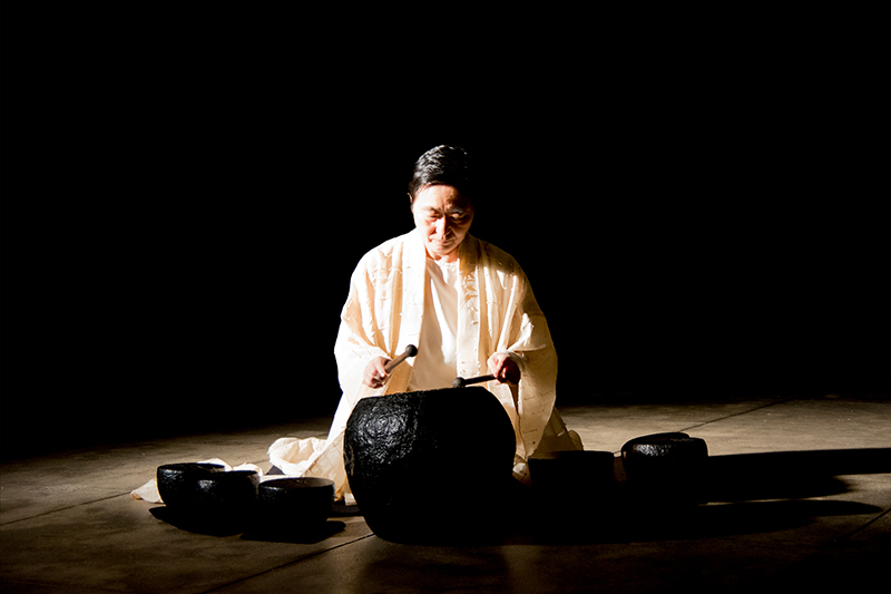 夜ノ駅舎の音浴会〜永田砂知子 波紋音コンサート〜