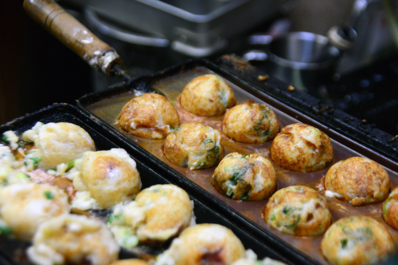 大阪 日本橋 たこ焼き し奈川