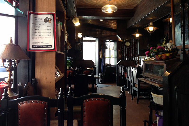 大阪 谷町四丁目 槍屋町 喫茶室 街の灯り